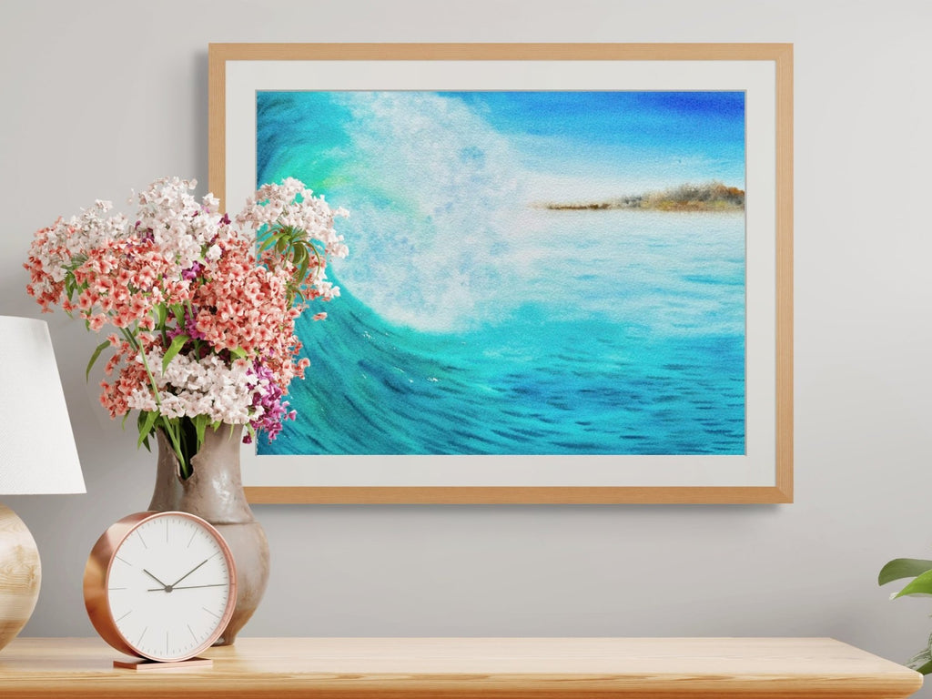 Echo of the Deep  - Original Watercolor Painting
