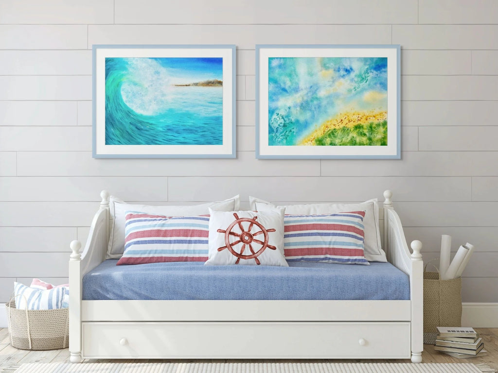 Echo of the Deep  - Original Watercolor Painting