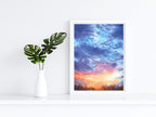 Blue Clouds - Art Print