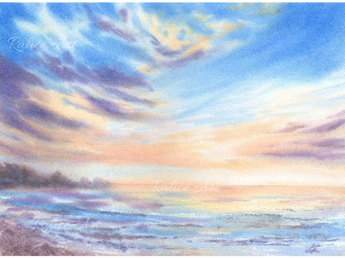 Soft Seascape - Art Print