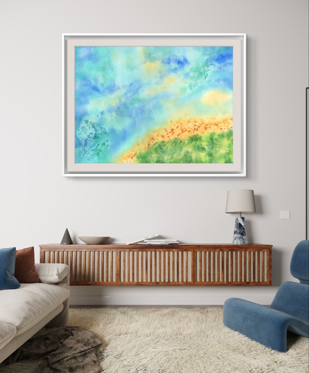 Abstract Seascape - Art Print