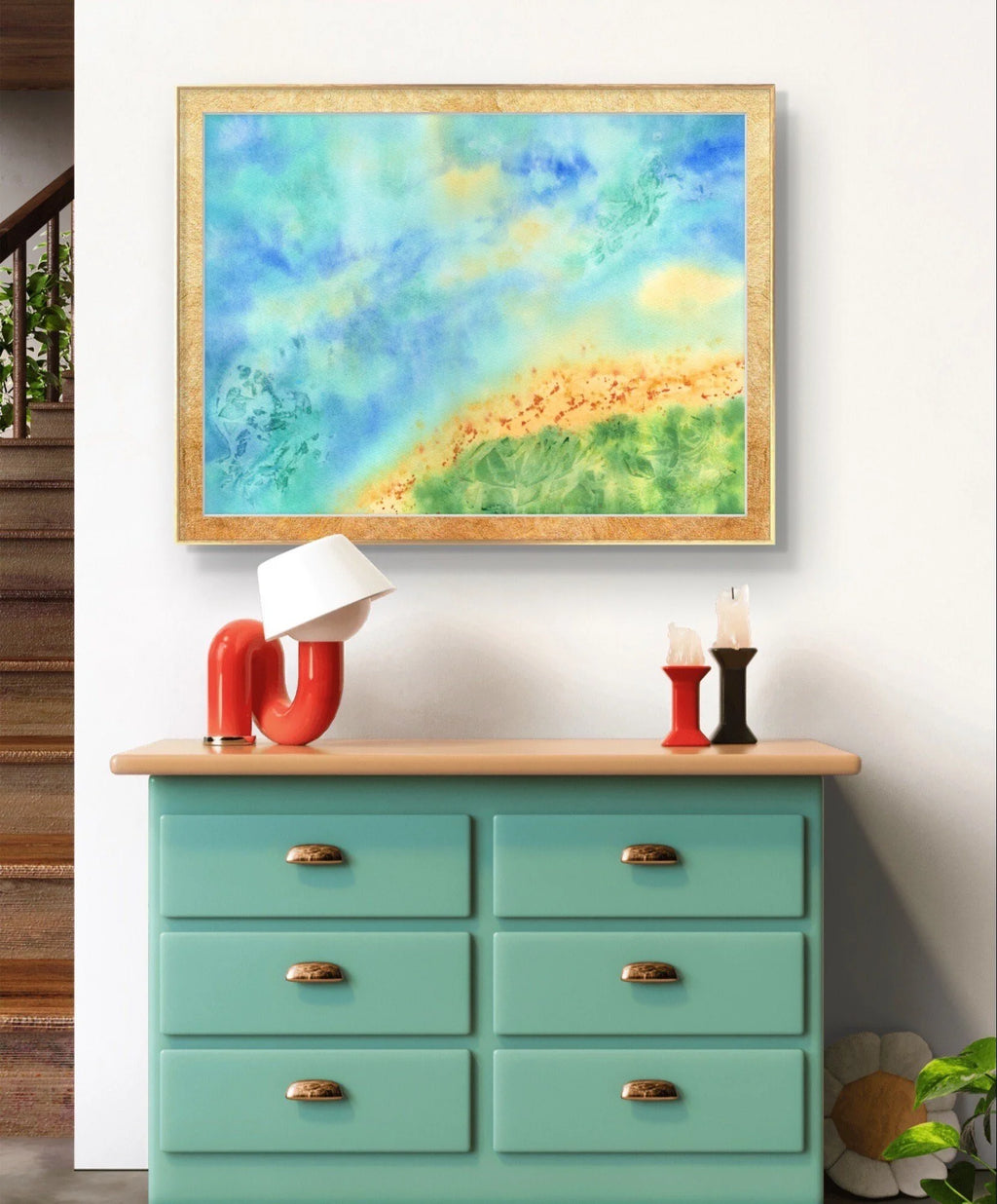 Abstract Seascape - Art Print