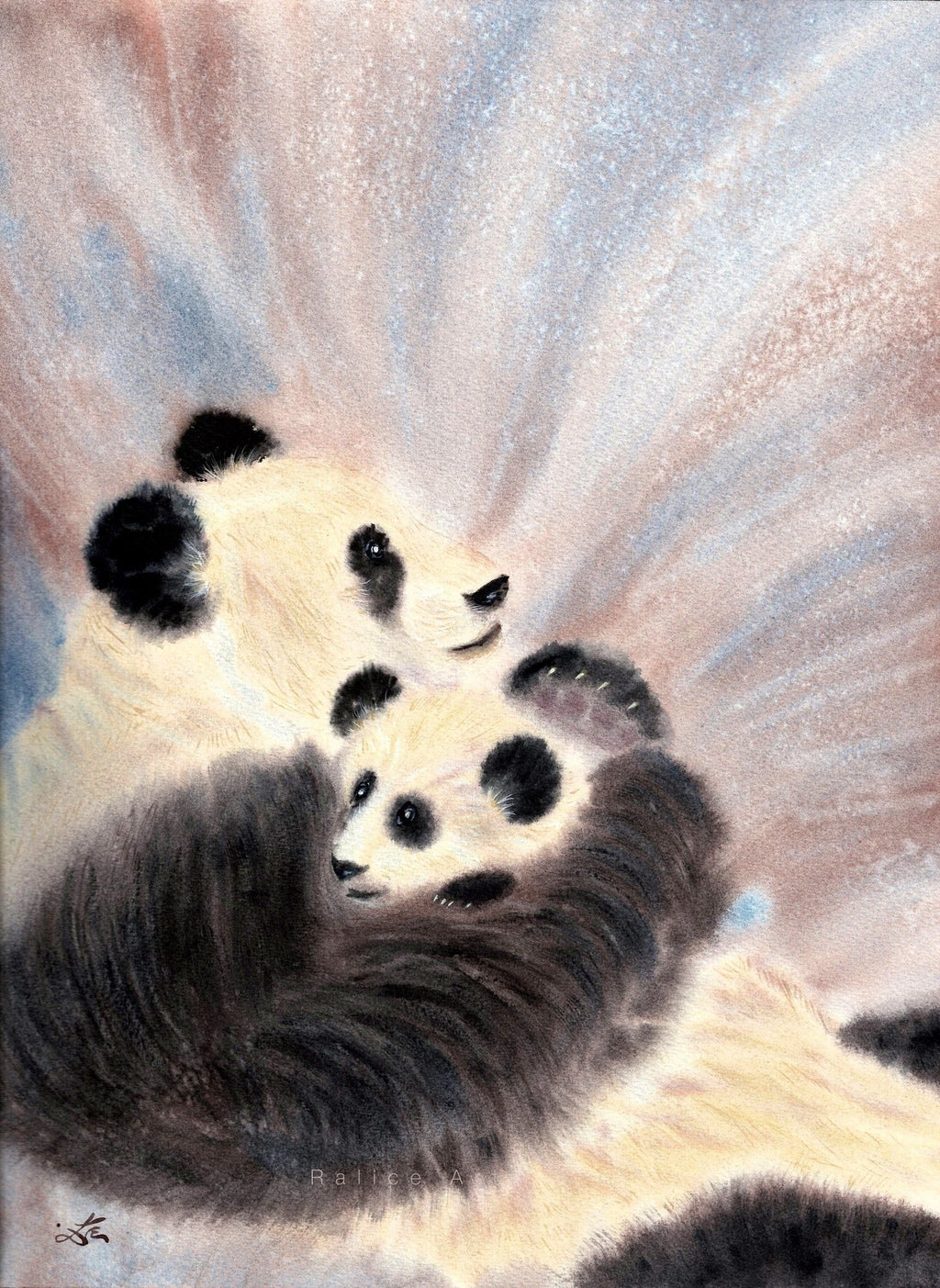 Pandas - Art Print