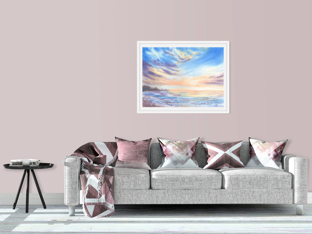 Soft Seascape - Art Print