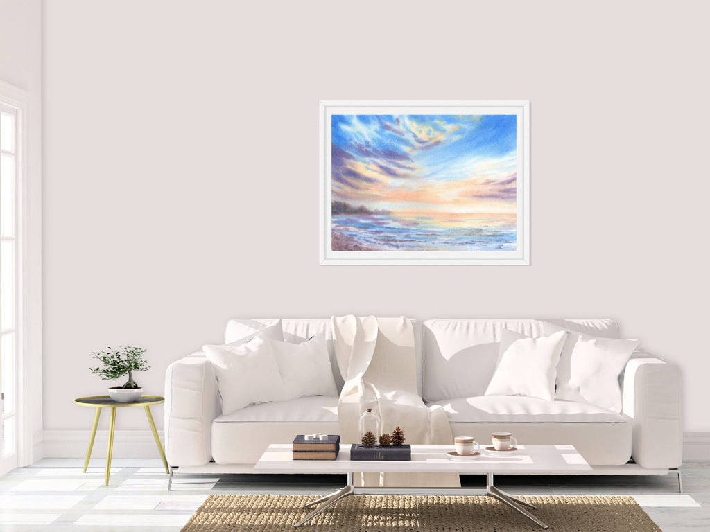 Soft Seascape - Art Print