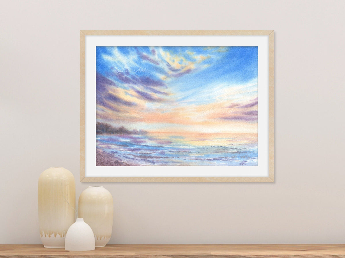 Soft Seascape - Art Print
