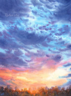 Blue Clouds - Art Print