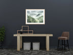 Misty Forest with Pine Trees - Art Print