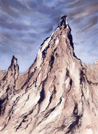 Pastel Lavender Rocks - Art Print