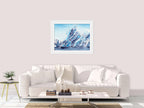 Cobalt Glacier - Art Print