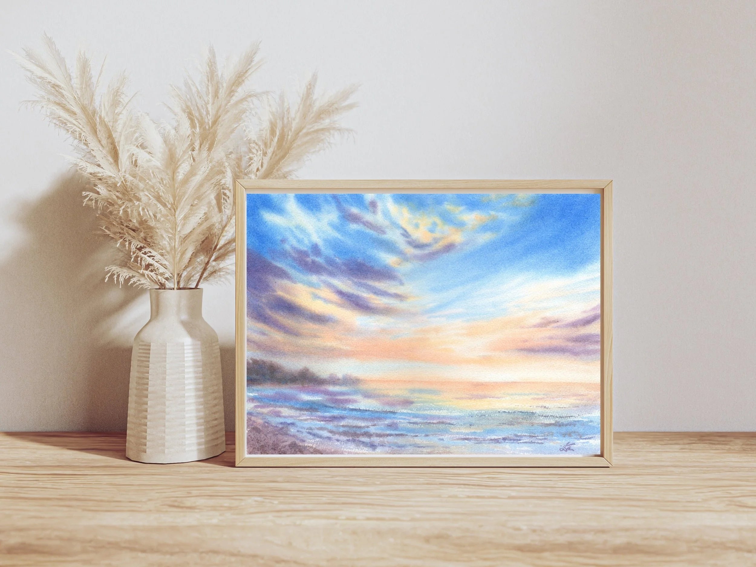 Soft Seascape - Art Print