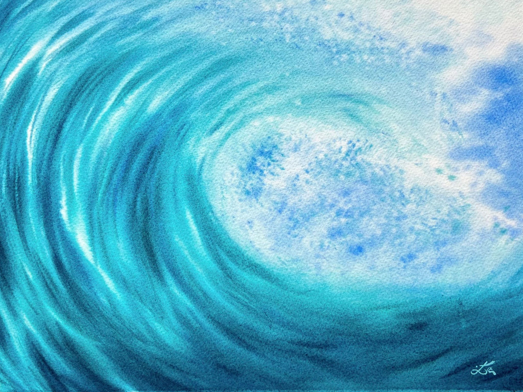 Marine Melody - Original Watercolor Painting
