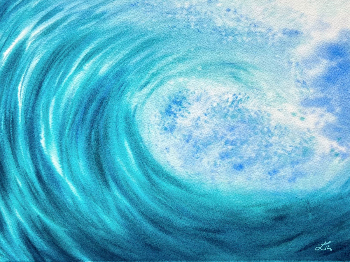 Marine Melody - Original Watercolor Painting