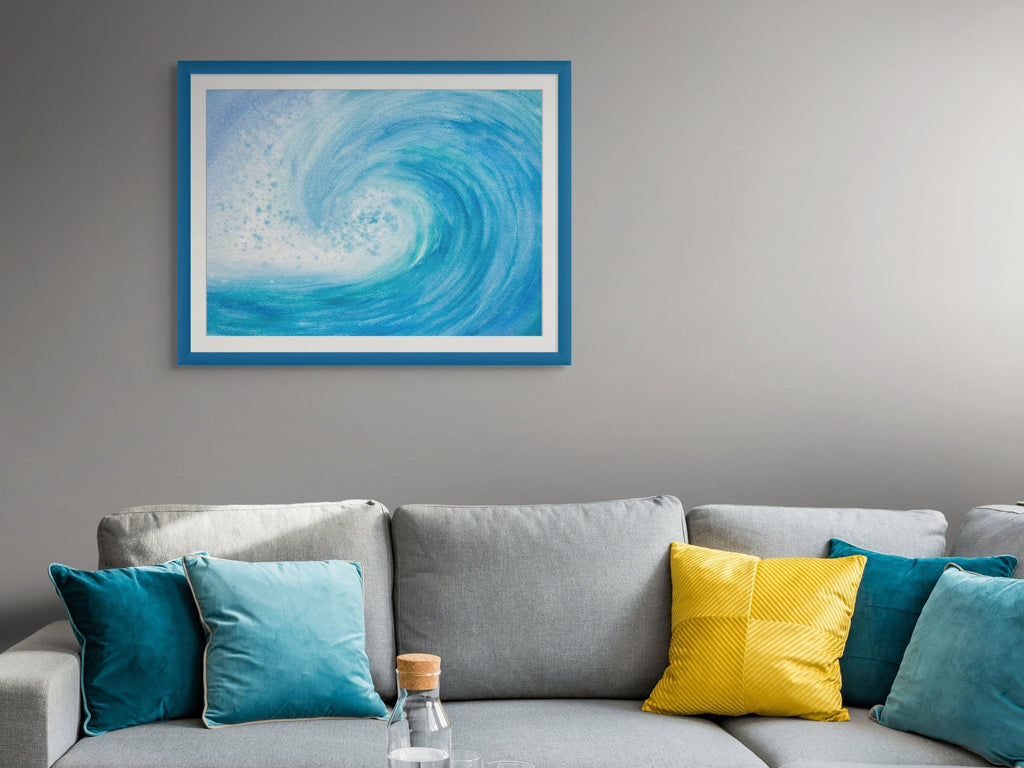 Time for Surfing  - Original Watercolor Painting