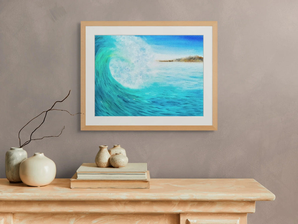 Echo of the Deep  - Original Watercolor Painting