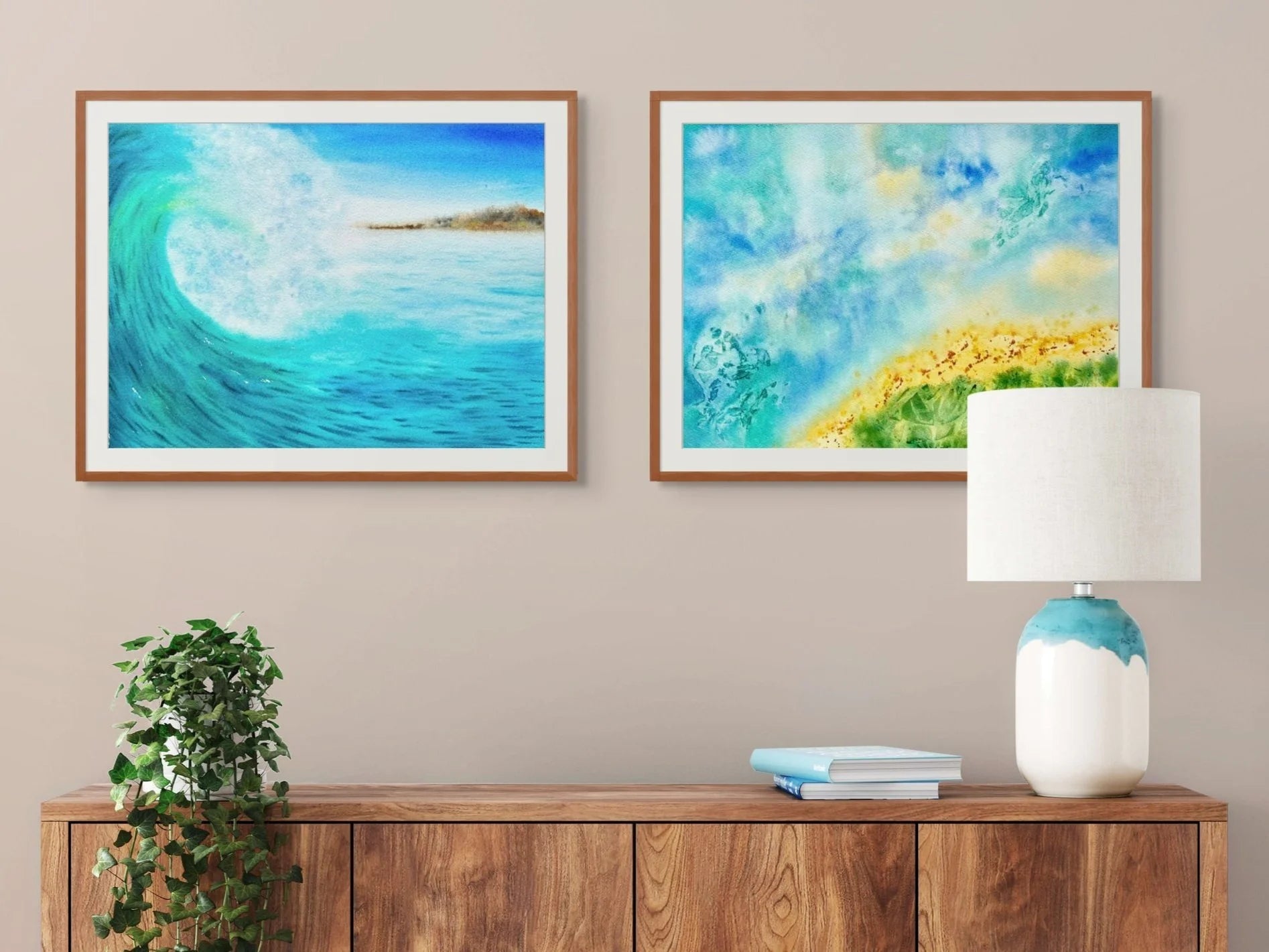 Echo of the Deep  - Original Watercolor Painting