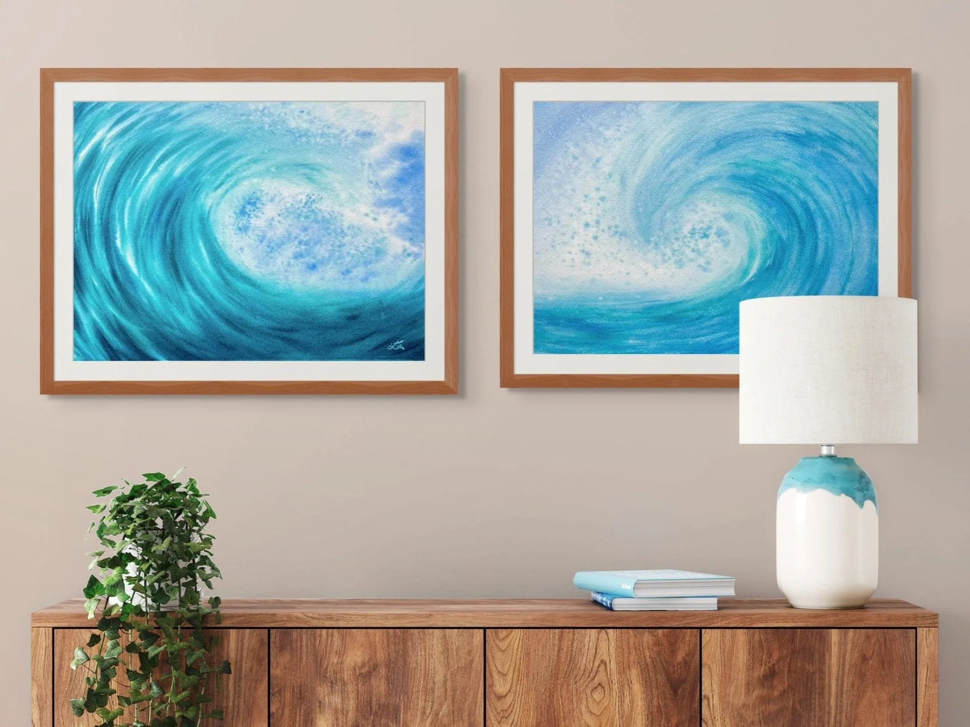 Marine Melody - Original Watercolor Painting