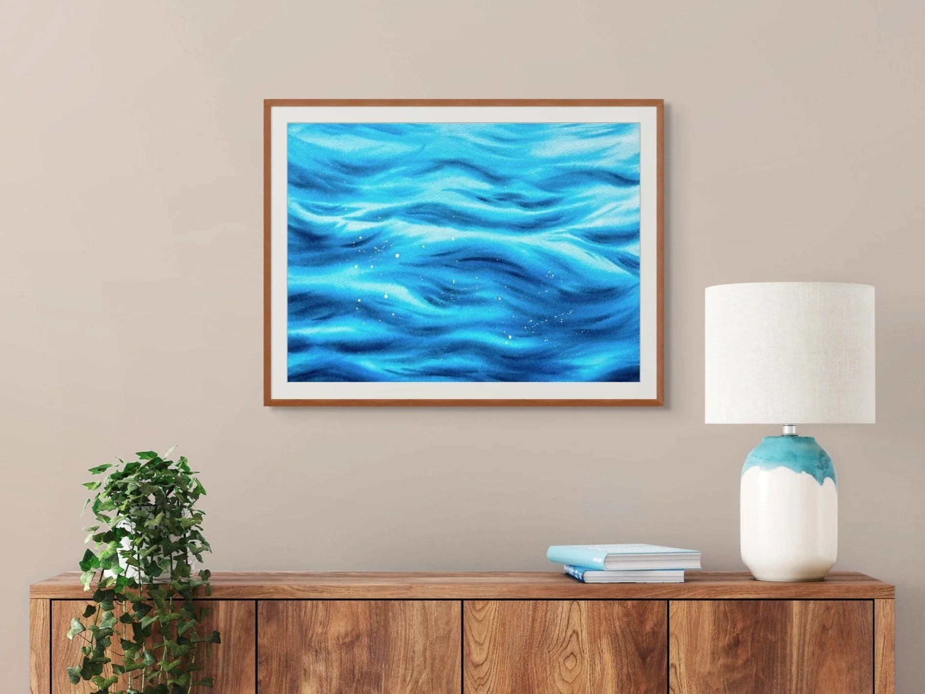 Calm Water - Original Watercolor Painting