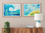 Abstract Seascape - Original Watercolor Painting