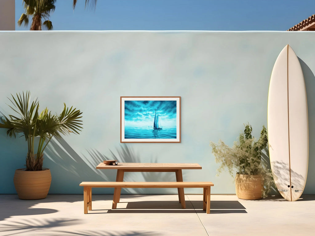 Turquoise Dreams 2 - Original Watercolor Painting