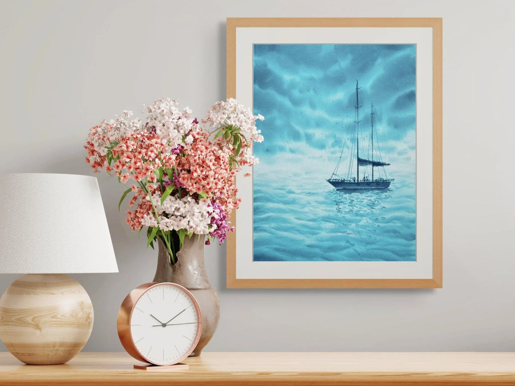 Turquoise Dreams - Original Watercolor Painting