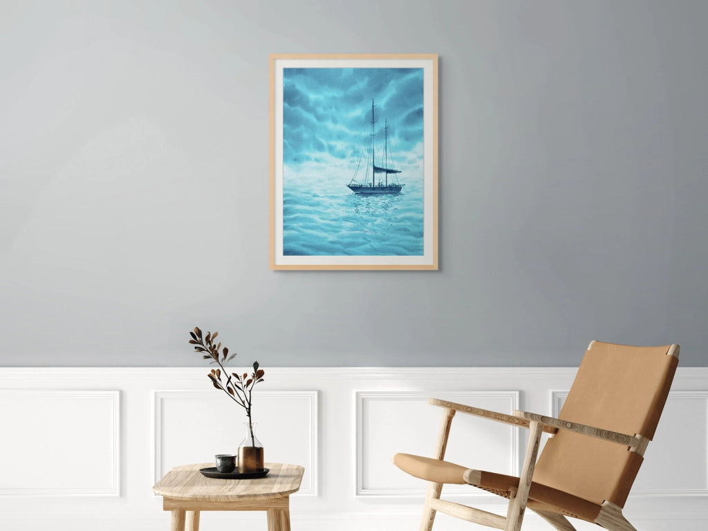 Turquoise Dreams - Original Watercolor Painting