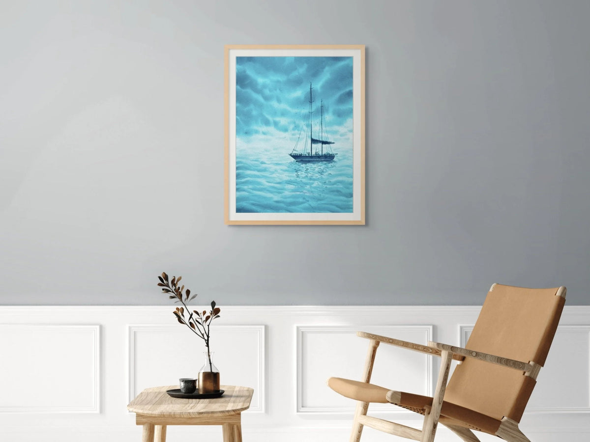 Turquoise Dreams - Original Watercolor Painting