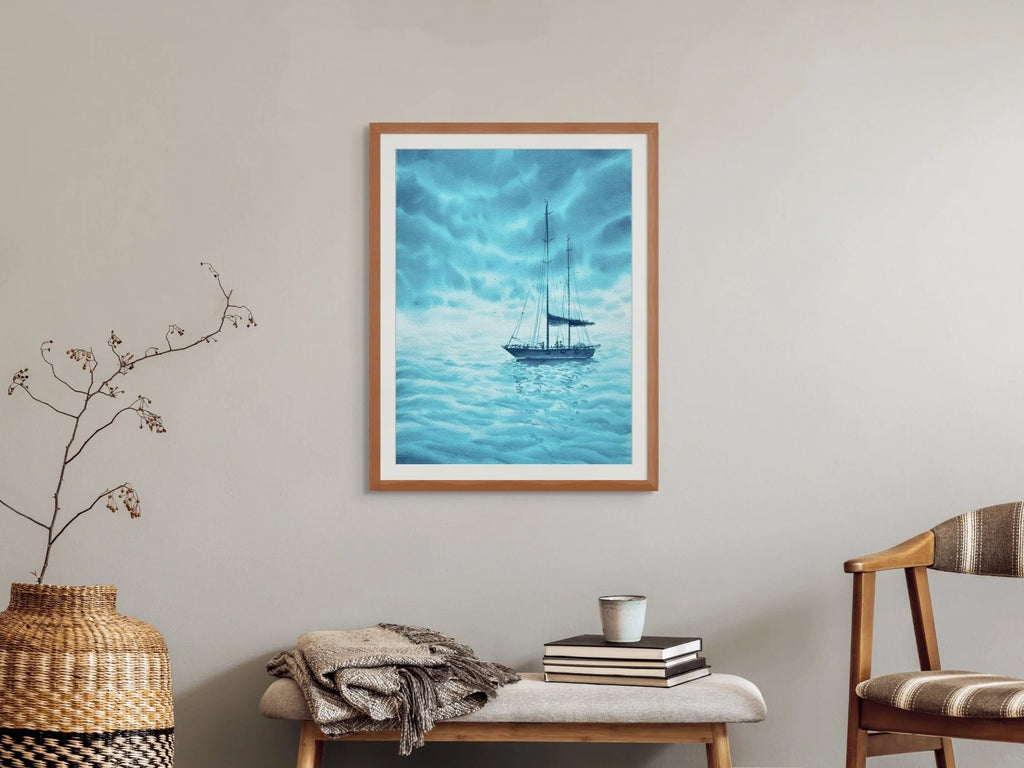 Turquoise Dreams - Original Watercolor Painting