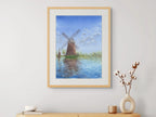 Windmill's Reflections - Art Print